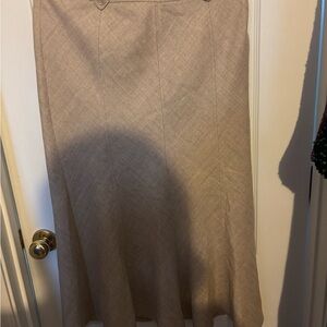 Worthington Beige A-Line Skirt